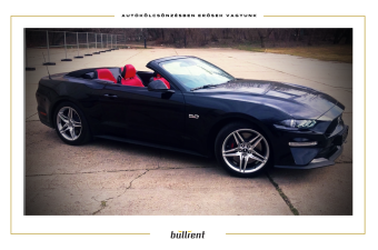 Ford Mustang Cabrio 5.0 V8 Fekete fotó